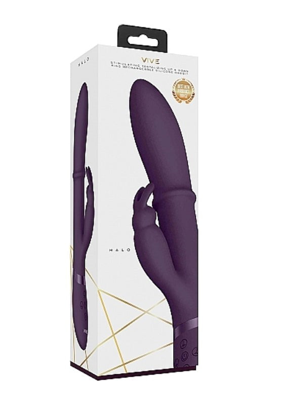 Vive Halo Rabbit Vibrator - Elevate Your Intimate Bliss - Non-Realistic Dildos