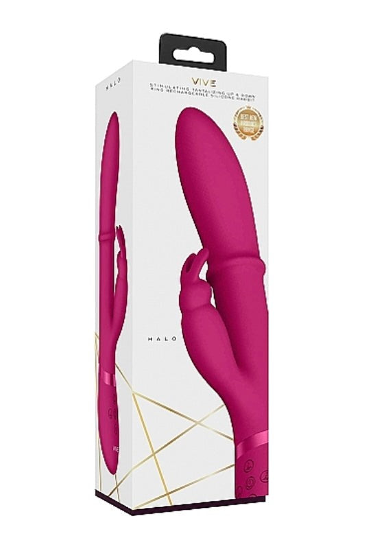 Vive Halo Rabbit Vibrator - Elevate Your Intimate Bliss - Non-Realistic Dildos