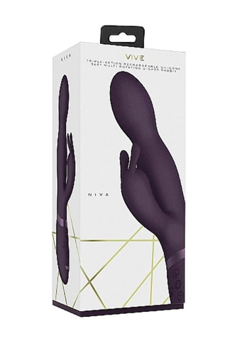 Vive Niva 360 Degrees Rabbit Vibrator - Ecstatic Sensations Await - Rabbit Vibrators