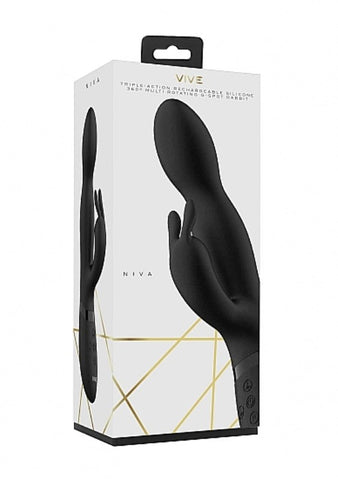 Vive Niva 360 Degrees Rabbit Vibrator - Ecstatic Sensations Await - Rabbit Vibrators