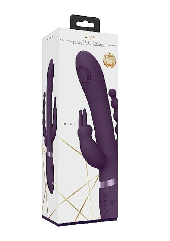 Vive Rini Purple - Tailored Pleasure for Intimate Bliss - Body Wands
