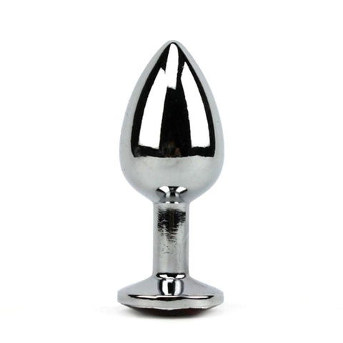 Attractive Metal Butt Plug Small - Steel Sex Toys