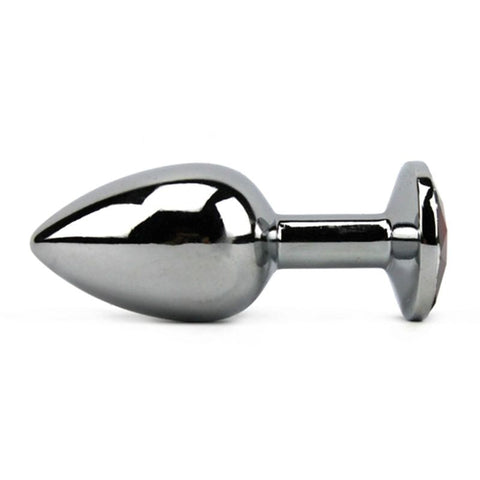 Attractive Metal Butt Plug Small - Steel Sex Toys