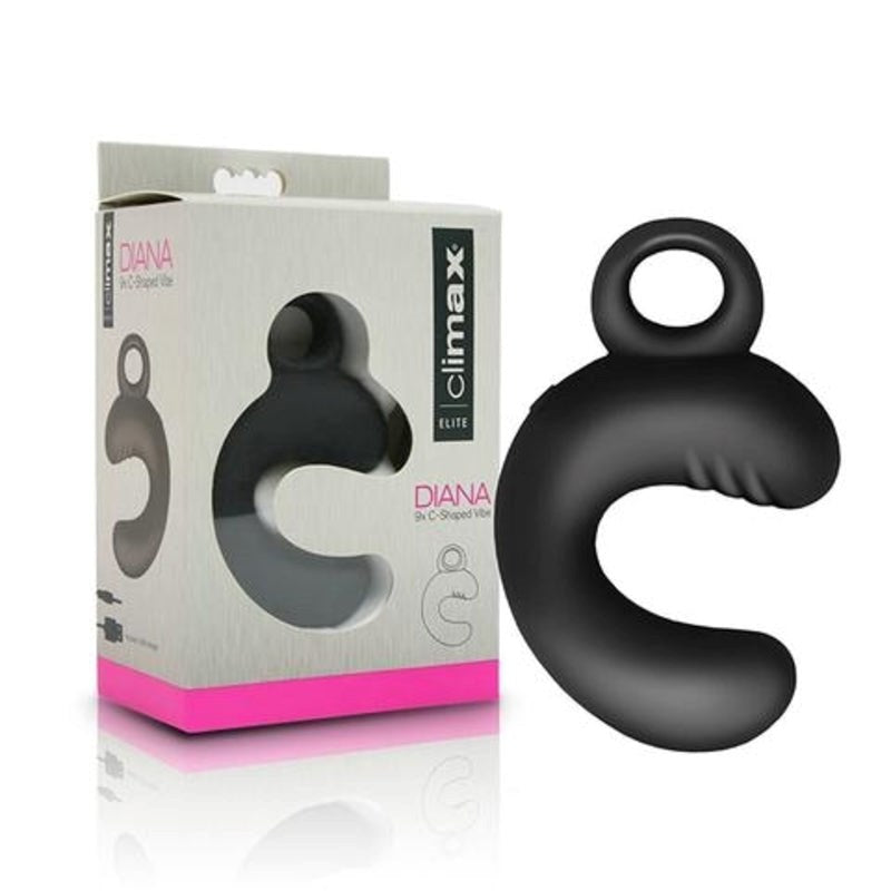 Climax Elite DIANA 9X C-Sharped Vibe - Silicone Vibrators