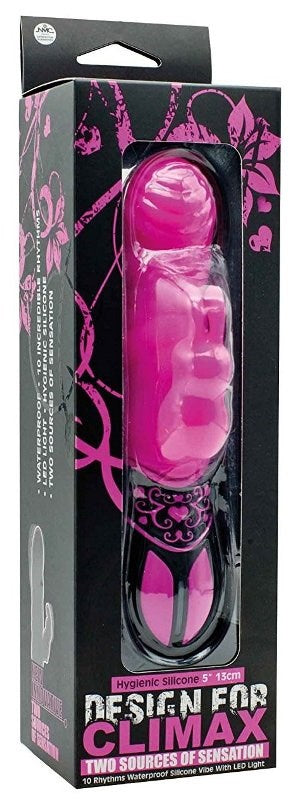 Design for Climax 5 in. Silicone Vibrator & Clit Stimulator - - Silicone Vibrators