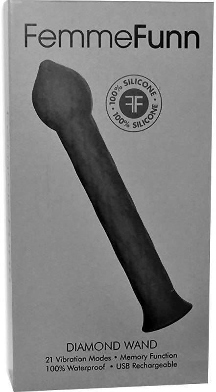 FemmeFunn Diamond Wand - Clit Ticklers and Pulsators