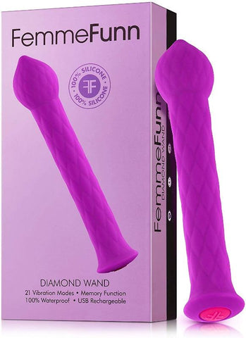 FemmeFunn Diamond Wand - Clit Ticklers and Pulsators