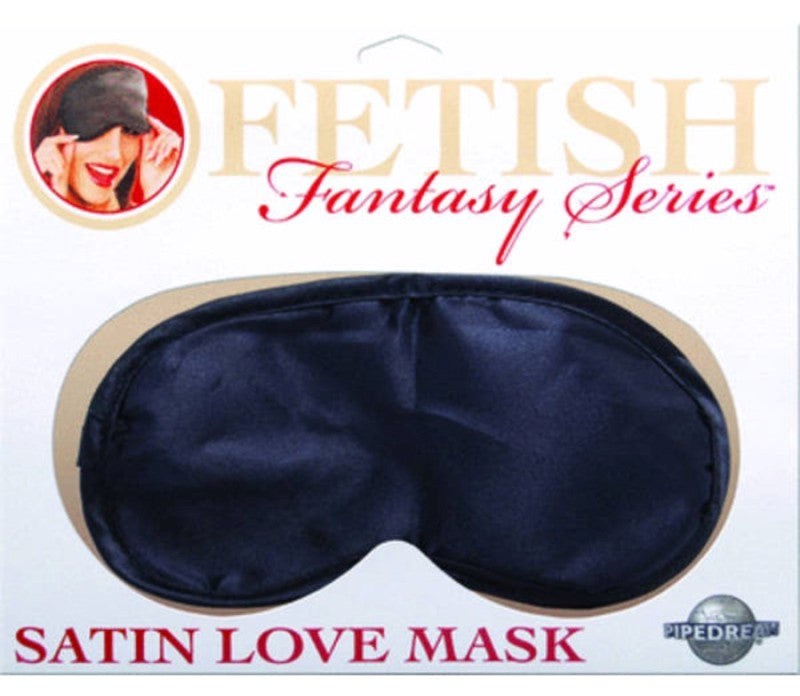 Fetish Fantasy Satin Love Mask Black - - Collars And Cuffs