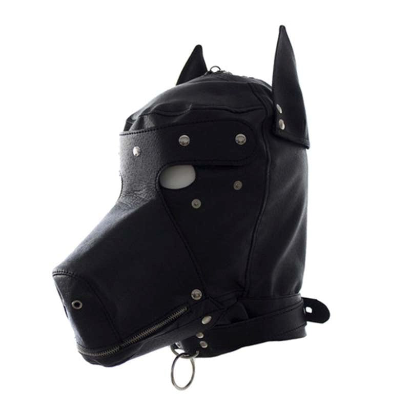 Hound Dog Hood With Detachable Blindfold - - Fancy Dress Ups