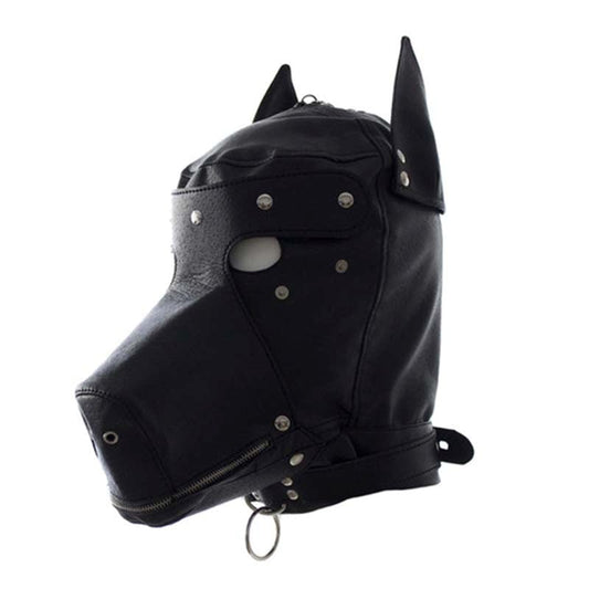 Hound Dog Hood With Detachable Blindfold - Fancy Dress Ups