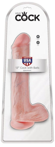 King Cock 13 Inch Cock with Balls - Realistic Dildos