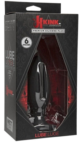 Kink Wet Works Lube Luge Premium Silicone Butt Plug 6 Inch - Butt Plugs