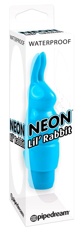 Pipedream Neon Lil Rabbit Waterproof Massager - Rabbit Vibrators