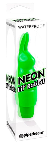 Pipedream Neon Lil Rabbit Waterproof Massager - Rabbit Vibrators