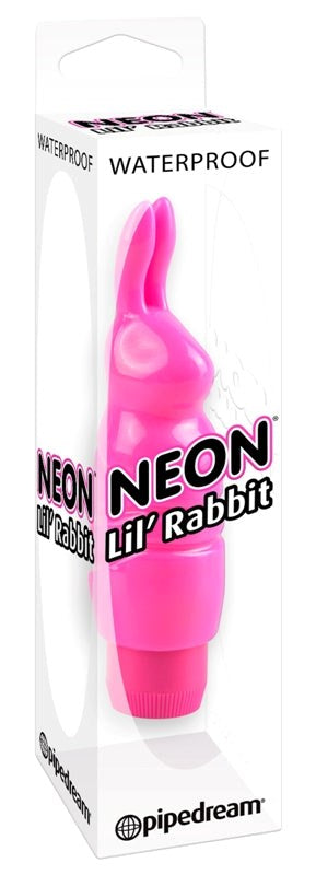 Pipedream Neon Lil Rabbit Waterproof Massager - Rabbit Vibrators