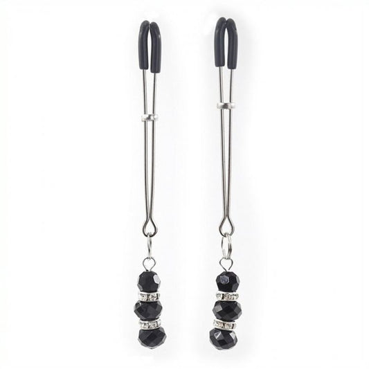 Nipple Clamp With Crystals - Luxury Sex Toys