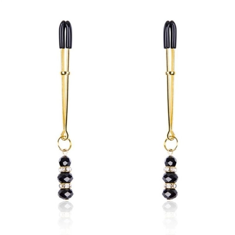 Nipple Clamp With Crystals - - Luxury Sex Toys
