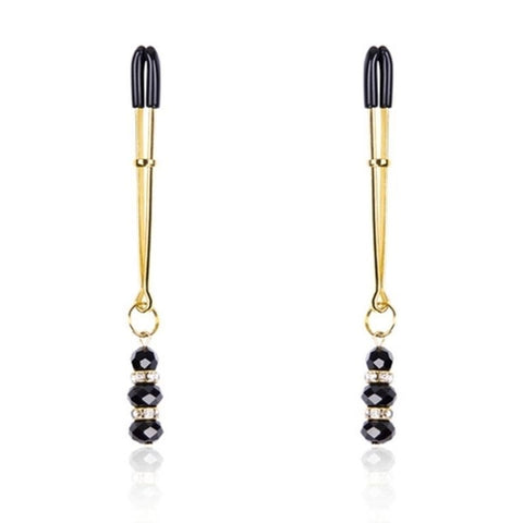 Nipple Clamp With Crystals - Luxury Sex Toys