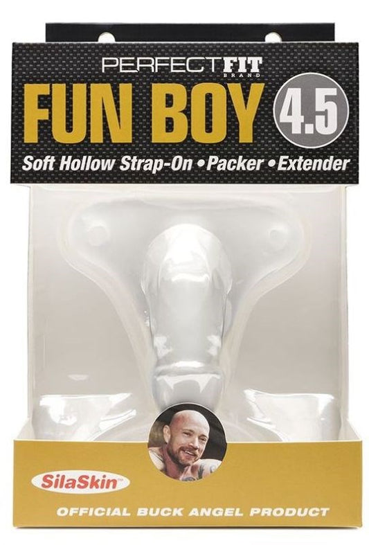 Perfect Fit Fun Boy 4.5 Inch Soft Hollow Strap-On - Butt Plugs