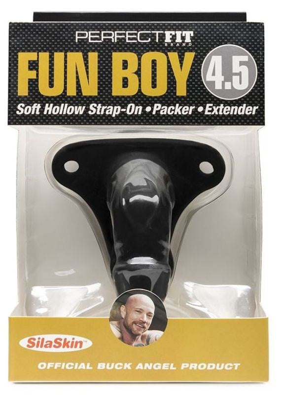 Perfect Fit Fun Boy 4.5 Inch Soft Hollow Strap-On - - Butt Plugs