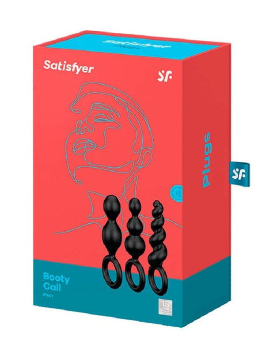 Satisfyer Booty Call Silicone Anal Plugs - Vibrator Accessories