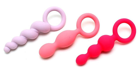 Satisfyer Booty Call Silicone Anal Plugs - Vibrator Accessories