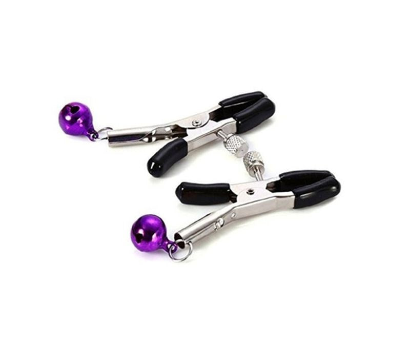 Adjustable Nipple Clamps With Bell - - Nipple and Clit Clamps