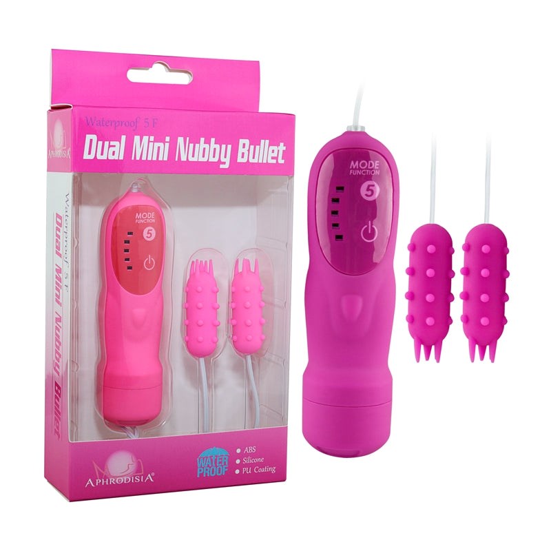 Aphrodisia Dual Mini Nubby Bullets - - Butt Plugs