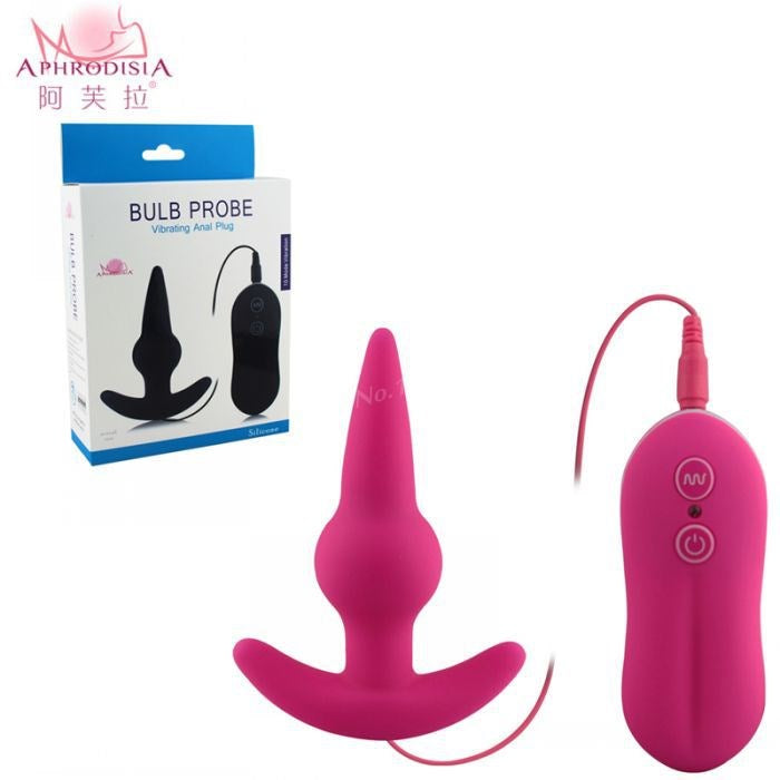 Aphrodisia Vibrating Anal Bulb Probe - - Butt Plugs