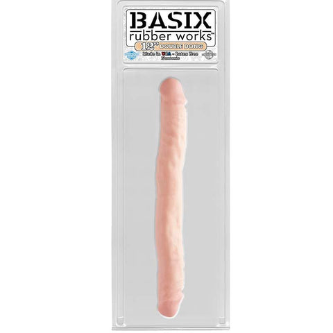 Basix 12 Inch Double Dong - Realistic Dildos