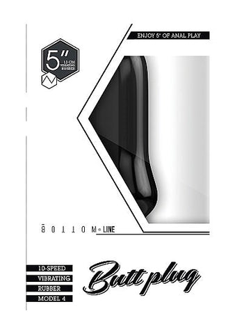 Bottom Line Vibrating Butt Plug Model 4 - Anal Vibrators