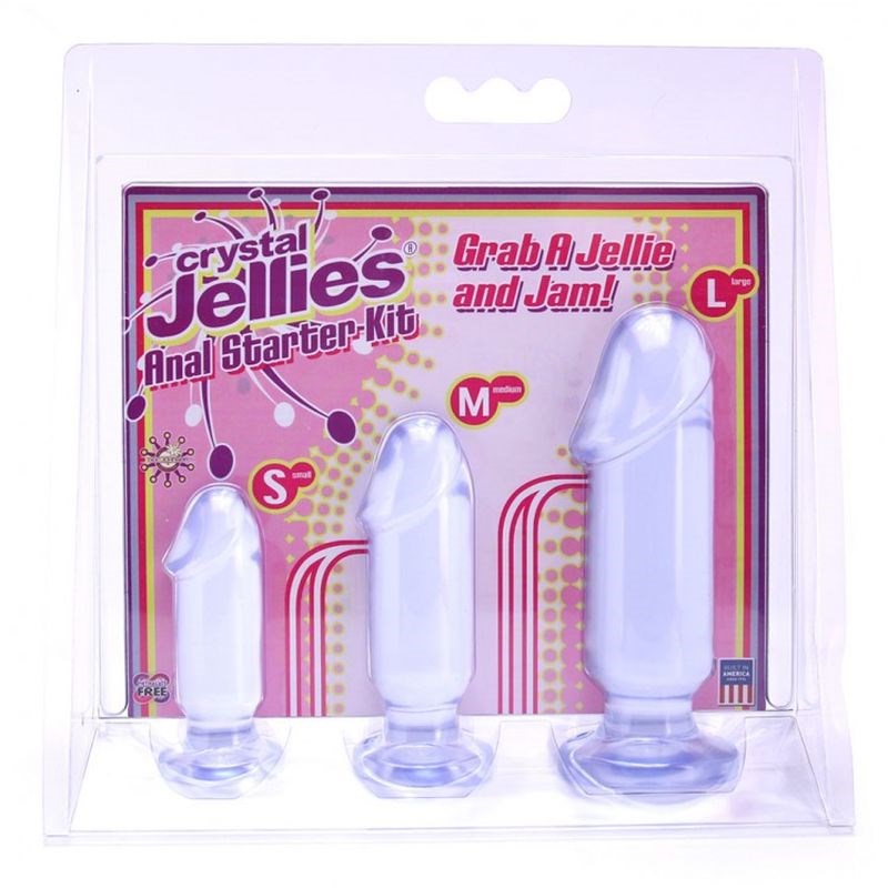 Crystal Jellies Anal Starter Kit - - Anal Beads and Balls