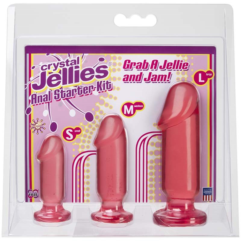 Crystal Jellies Anal Starter Kit - - Anal Beads and Balls