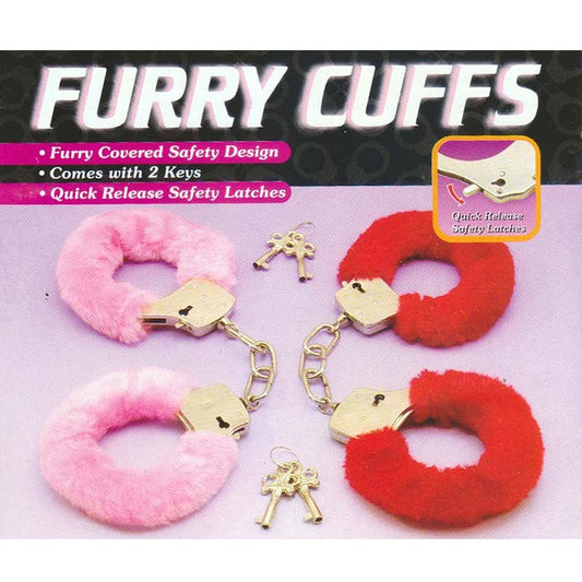 Die Cast Metal Furry Love Cuffs - Butt Plugs