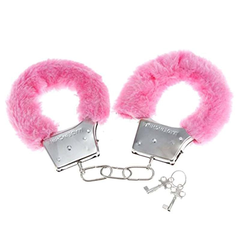 Die Cast Metal Furry Love Cuffs - - Butt Plugs