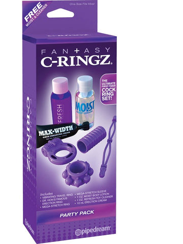 Pipedream Fantasy C-Ringz Party Pack Adult Toys Set - Rabbit Vibrators