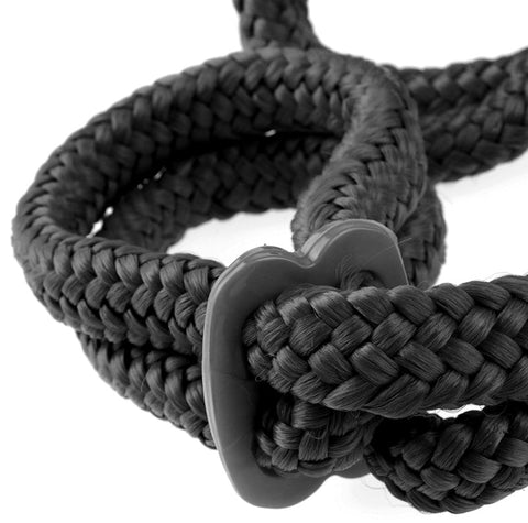 Fetish Fantasy BDSM Play Silk Rope Love Cuffs - Cuffs and Restraints