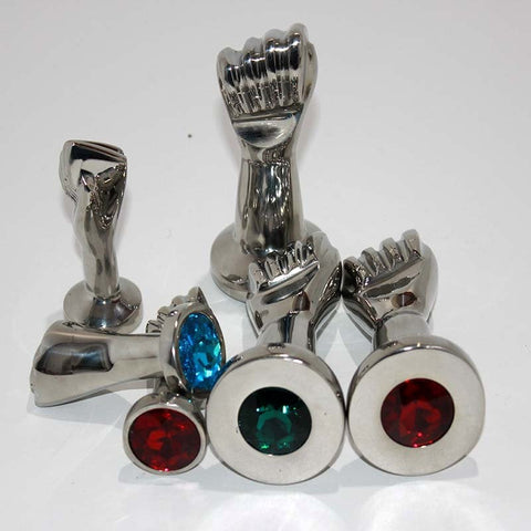 Handy Many Medium Crystal Fist - Rabbit Vibrators