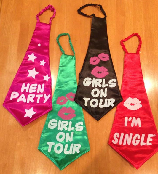 Hens Night Ties - Metal Vibrators