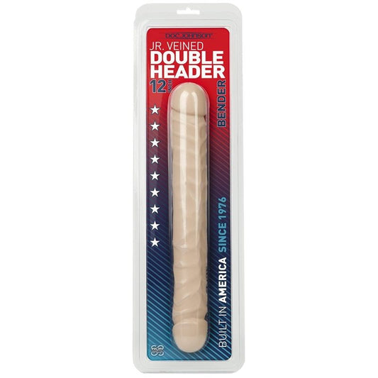 Jr. Veined Double Header Bender 12 Dong - Realistic Dildos