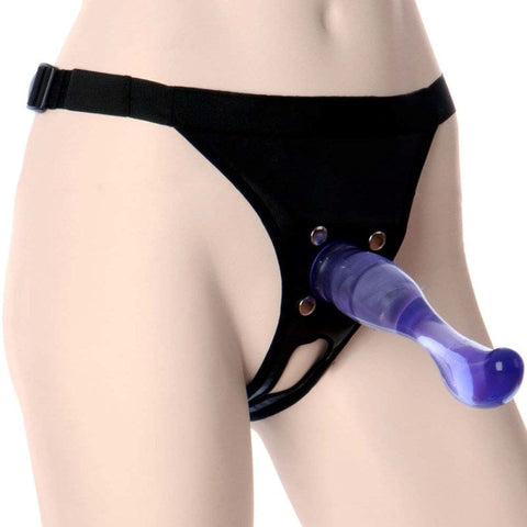 Lucid Dreams Vac-U-Lock Harness and Dong - Waterproof Vibrators