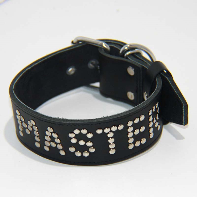 Master Leather BDSM Collar - - Collars And Cuffs