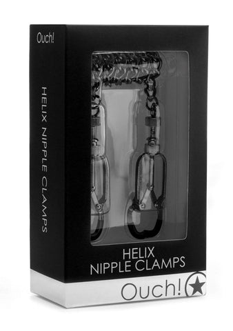 Ouch Helix Nipple Clamps - Breast and Nipple Toys