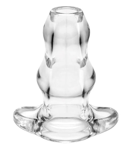 Perfect Fit Double Tunnel Plug X-large - Steel Sex Toys