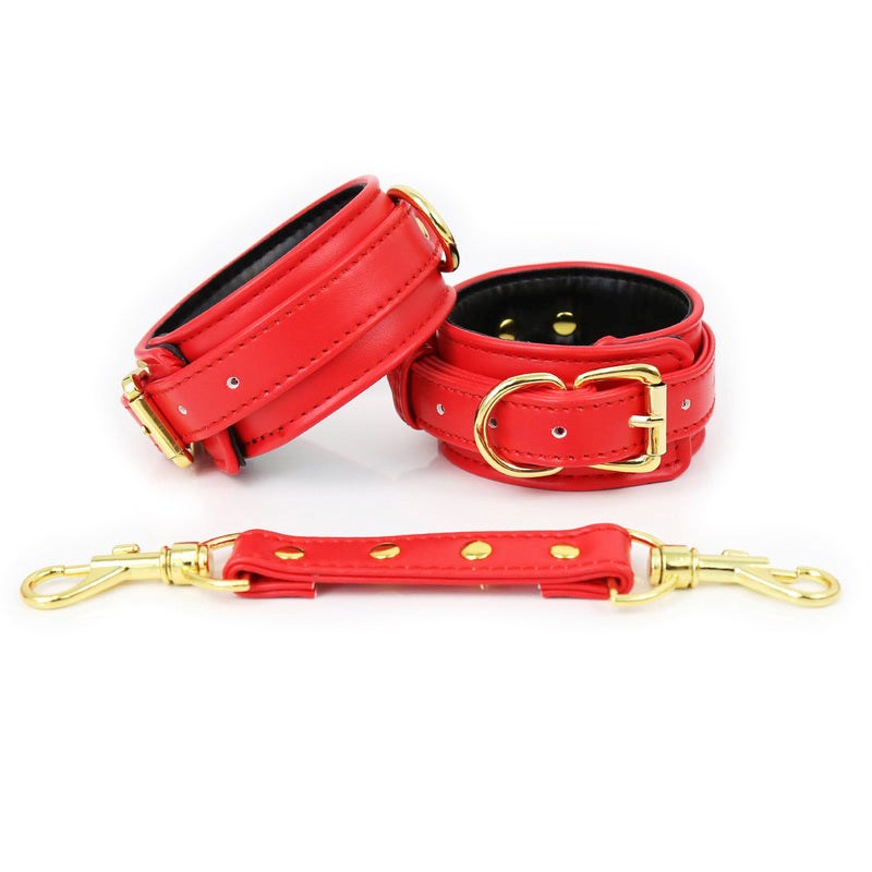 Pin Lock Heavy Cuffs - Wrist Or Ankle Restraints - - Collars And Cuffs