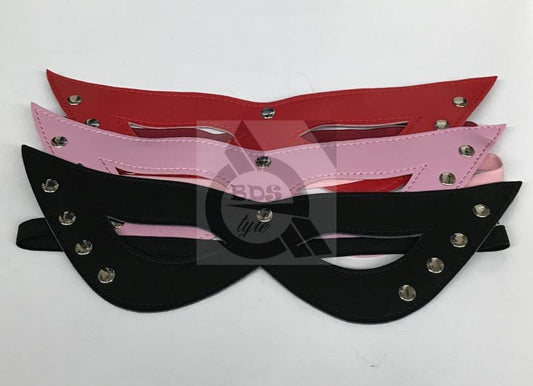 Prisicilla Ladies Kittie Mask With Studs - Fancy Dress Ups