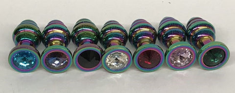 Rainbow Wild Passion Anal Plug Large - Steel Sex Toys