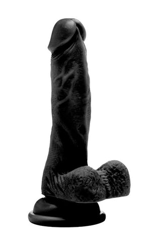 Real Rock 7 Realistic Cock With Scrotum - G-Spot Vibrators