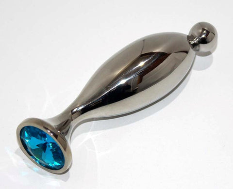 Seal & Ball Steel Sex Probe Medium - Vibrator Accessories