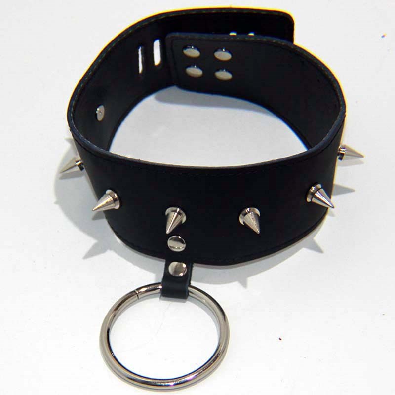 Sharp Spikes Collar Heavy - - Collars And Cuffs